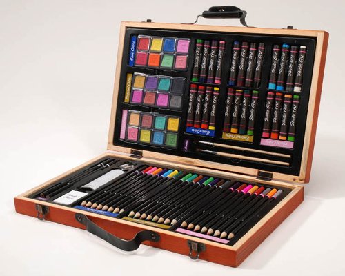 Darice 1103-08 80-Piece Professional Art Set