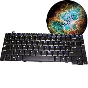 HQRP Laptop Keyboard for Gateway MX3000 / MX4000 / M210 / M320 / M325 Notebook Replacement plus HQRP Coaster
