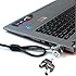 RUBAN Notebook Lock and Security Cable (PC/Laptop) Two Keys 6.2 foot (Black)