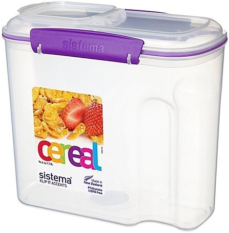 Sistema 12-Cup Cereal Container in Purple