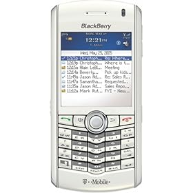 BlackBerry 8100 White Pearl myFaves Phone (T-Mobile