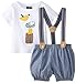 Mud Pie Baby-Boys Newborn Pelican Diaper Cover and Suspender Set