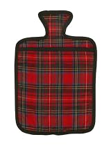 Hotties Microhottie Microwave Hot Water Bottle - Quilted Royal Stewart Tartan - Red