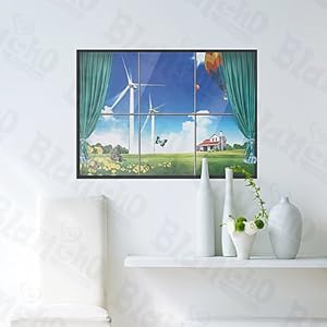 Amazon.com: [Windmill Village] Decorative Wall Stickers Appliques 