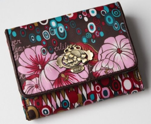 Oilily Geldb&ouml;rse Portemonnaie FLAP Winter Wave Braun