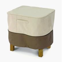 Classic Accessories Veranda Collection Rectangular Ottoman / Side Table Cover (38