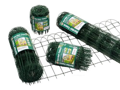 Grillage ornemental en PVC vert - 250 mm x 10m