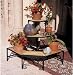 24" Layered Outdoor Wooden Display Corner Plant Étagère Furniture / Potting B...