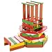 Logitoys - 2091YJ - Jouets en bois - Jeu Construction - Couleur - 100 pièces