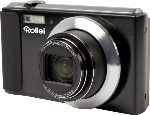 Rollei Powerflex 800 Digitalkamera (14 Megapixel, 12,5-Fach opt. Zoom, 6,9 cm (2,7 Zoll) TFT Display, bildstabilisiert) schwarz