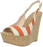 Jessica Simpson Women's JS-Amande Wedge Sandal,Sundown Yacht Stripe,7.5 M US