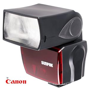 Sunpak PF30X/DigiFlash 2800 E-TTL II Electronic Flash Unit for Canon EOS 7D, 5D, 60D, 50D, Rebel T3, T3i, T2i, T1i, XS Digital SLR Cameras