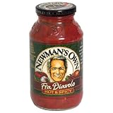 Newman's Own Diavolo Pasta Sauce 24 oz. (Pack of 12)