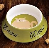 Bone China Cat Bowl - Kitty Meow