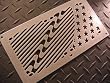 Dual Old Glory Universal Radiator Cover Silver