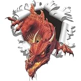 Produkt-Bild: Aufkleber Einschussloch, 90 mm, Motiv: Drache