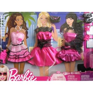 Barbie My Fab Life Clothes and Accessories - Pink Party Fashion Outfit Set by Barbie