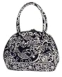 Vera Bradley Bowler Handbag in Twirly Birds Navy
