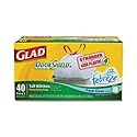 Glad OdorShield Tall Kitchen Drawstring Fresh Clean Trash Bags, 13 Gallon, 40 Count