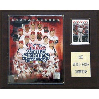 MLB Phillies 2008 World Series Champions Plaque