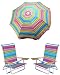RIO BRANDS Outdoor Camping/Picnic Chair and Umbrella Set