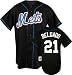 Carlos Delgado New York Mets Alternate Black Youth MLB Replica Jersey