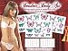 Boudoir Body Art Crystal Temporary Tattoos Kit
