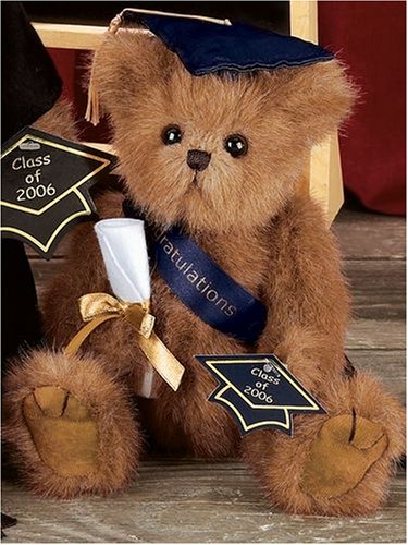 51JtEqRLUEL Smarty Bearington Dressed Teddy Bear Class of 2008 Graduation Stuffed Animal Gift by Bearington Collection