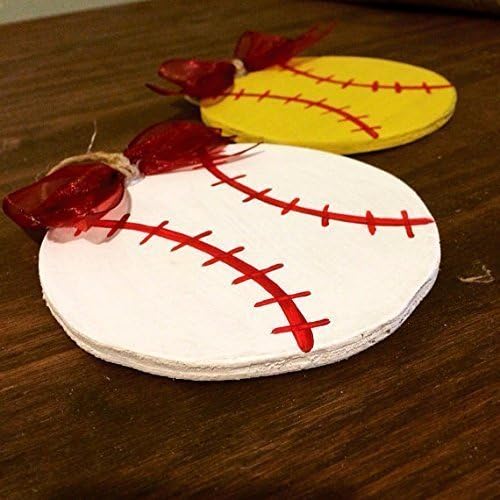 Softball &amp; Baseball Christmas Ornaments