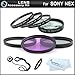7pc Filter Kit Bundle For Sony NEX-5R, NEX-F3, NEX-7, NEX-5N, NEX-5, NEX-3, NEX-C3 Interchangeable Lens Camera (That Use E-Mount 18-55mm, 30mm, 16mm, 24mm, 55-210mm, 50mm Lenses) Includes Multi-Coated 3PC Filter Kit (UV,CPL,FLD)+ Close Up Kit +1 +2 +4 +10
