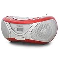 Marquant MPR-53 Portable CD Player Stereo System - Red