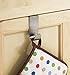 iDesign Forma Brushed Stainless Steel Over-The-Cabinet Storage Hook - 1