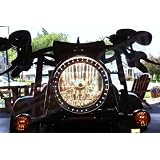 2pc White LED Flexible Motorcycle Headlight Strip Kit by LedGlow
