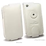 Apple iPhone Designio Leather Case (Winter White (vertical flip cover))