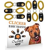 Our K9 Dog Training Clicker Kit - Includes 6 x Dog Training Clickers and a Basic Clicker Training for Dogs Book - The Clicker Dog Training Book Introduces you on How to Use Dog Clickers for Training.