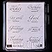 STAMPIN UP Sincere Salutations STAMPS SET NEW UM Greetings Wish Phrases Birthday ##closeoutcat