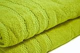 SuperSoft Cotton Bath Sheet. Colour. Kiwi.