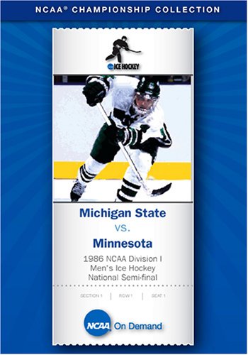 1986 NCAA Division I Men's Ice Hockey National Semi-final - Michigan State vs. Minnesota