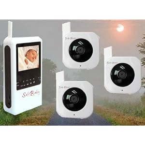 Home Sentry Interference Free 3 Camera Auto Switching Digital Monitor From Safe Baby