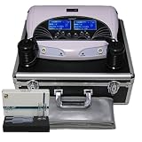 FB901K Dual LCD Ionic Detox Foot Bath System with FAR Infrared, Heated Arrays, Heavy Duty Case and 4 Free Radical Tests