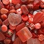 Czech Glass Bead Mix Assorted Shapes Red Mixed (2 Ounce)