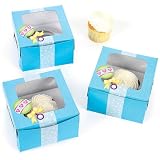 Baby Boy Cupcake Boxes (1 dz)