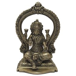 Goddess Lakshmi Statue Made in Brass Figurines