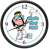 PAINTER ~Wall Clock~ paint painters roller tape gift