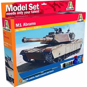 Italeri - I77001 - Maquette - Chars d'assaut - M1 Abrams - Echelle 1:72