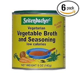 Seitenbacher Vegetarian Vegetable Broth and Seasoning, 5-Ounce Cans (Pack of 6)