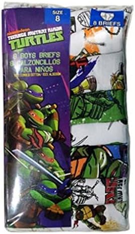 Nickolodeon Teeange Mutant Ninja Turtles Boys Handcraft Brief 8 pack