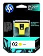 Original HP 02 Yellow Ink Cartridge in Retail Packaging