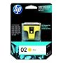 Original HP 02 Yellow Ink Cartridge in Retail Packaging