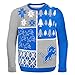 NFL Detroit Lions BUSY BLOCK Ugly Sweater, Medium